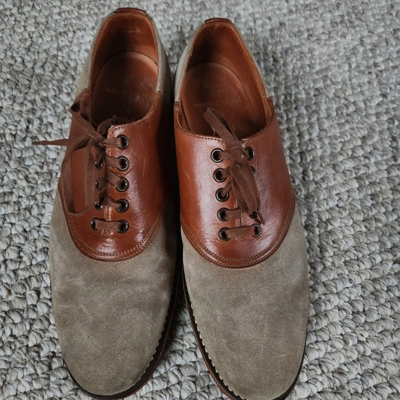9 1/2 POLO Ralph Lauren vintage saddle shoes bucks nubuck main image 6
